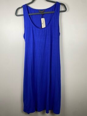 NWT Tommy Bahama Sleeveless Midi Dress in Cobalt Blue XL